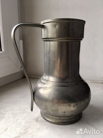 Кувшин старинный цинк Германия