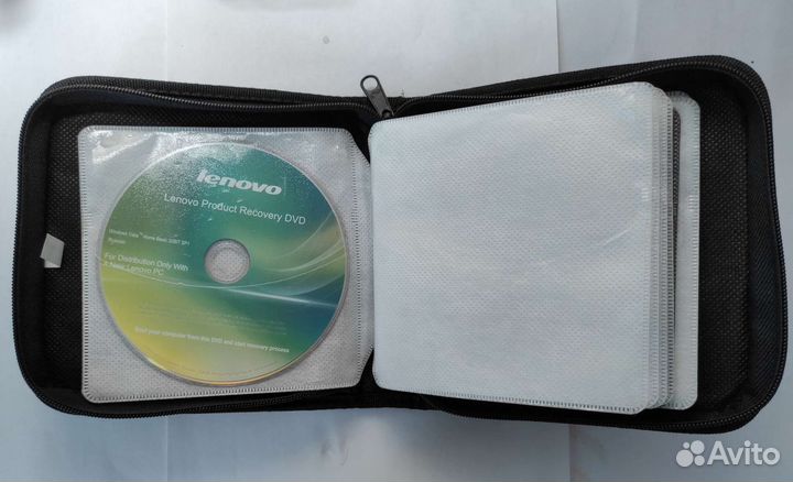 Сумка - бокс для 28 CD с карманом для флешек