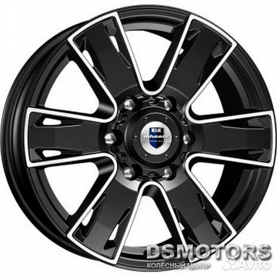 Диски Севенна 7.0/17 6x139.7 ET38 d100.1 алмаз чёр