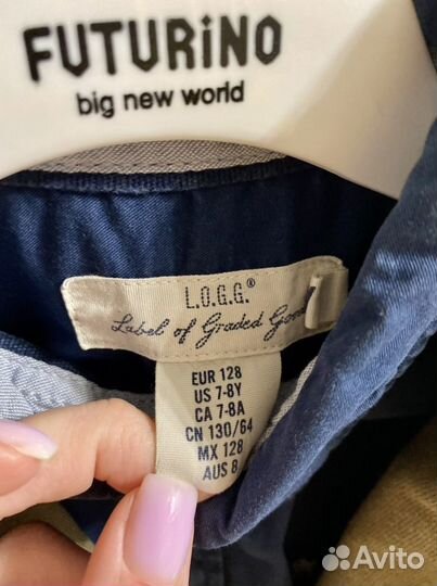 Пиджак с рубашкой 122-128