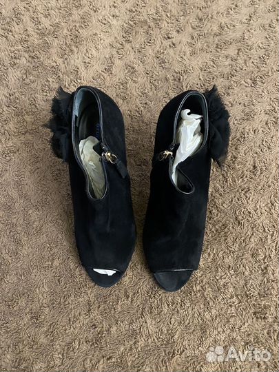 Ботильоны замшевые studio pollini