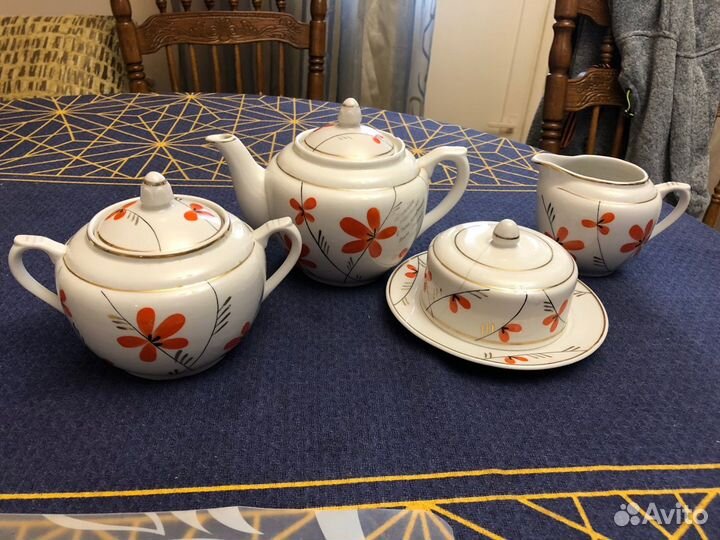 Чайный сервиз вербилки СССР