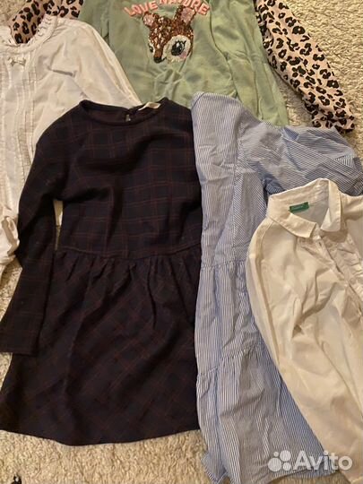 Вещи пакетом на девочку 128-134-140