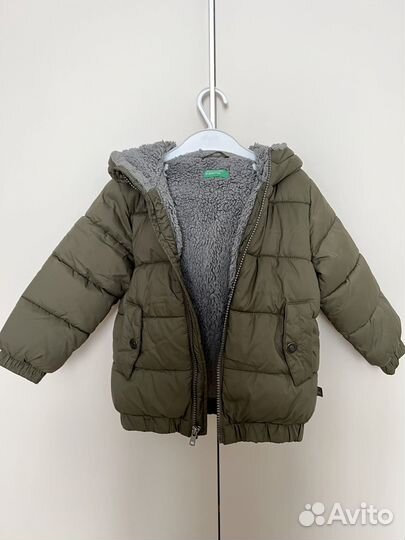 Куртка теплая Benetton 90 см