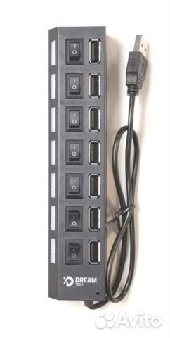 USB-хаб разветвитель на 7 гнезд