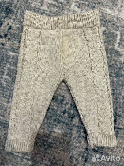 Вязаные штаны детские