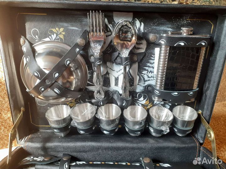 Подарочный набор для шашлыка в кейсе