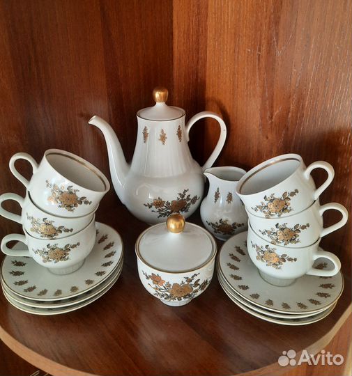 Кофейный фарфоровый сервиз ГДР