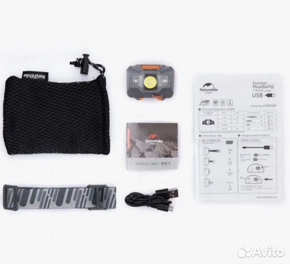 Налобный фонарик naturehike