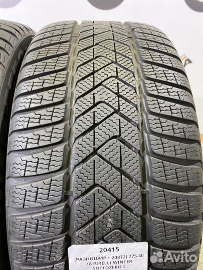 Pirelli Winter Sottozero 3 245/45 R18 и 275/40 R18