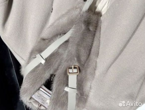 Пальто Loro Piana с норкой и кашемиром FAL9922