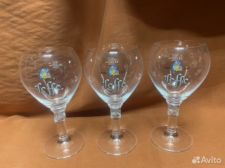 Пивные бокалы leffe 05 и 033