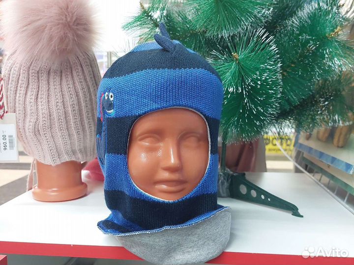 Шлем шапка для мальчика