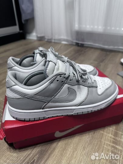 Кроссовки nike dunk low grey