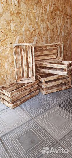 Декоративные деревянные ящики