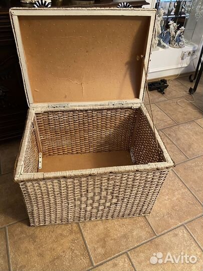 Сундук большой плетеный