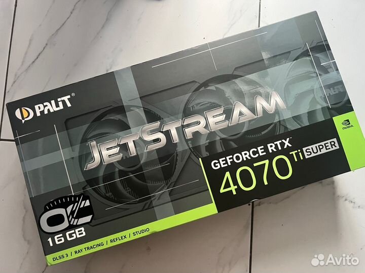 Видеокарта Palit RTX4070Ti Super Jetstream OC 16GB