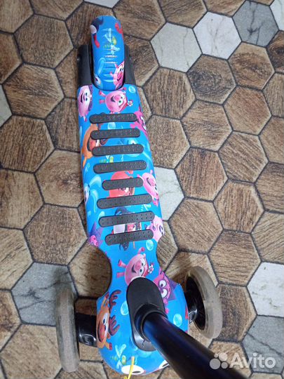 Самокат 3х колёсный бу