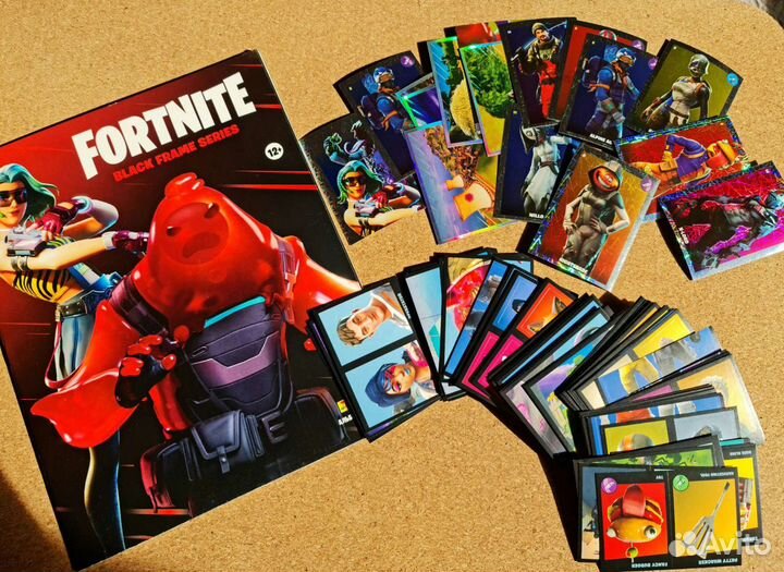 Fortnite panini Black frame series