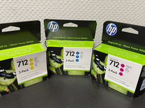 Картриджи HP 712, 3х29мл (цветные)