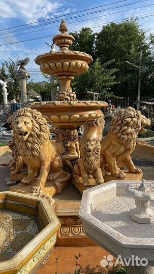 Фонтан садово -парковый с бассейном