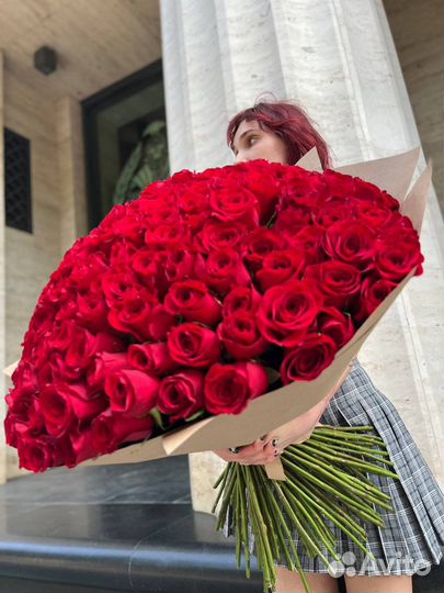 Роза 151 красная