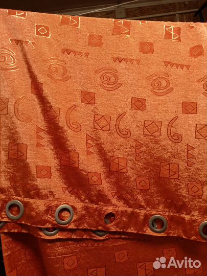 Шторы два полотна, бу