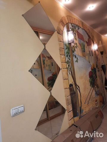 Зеркала квадратные 50*50 панно