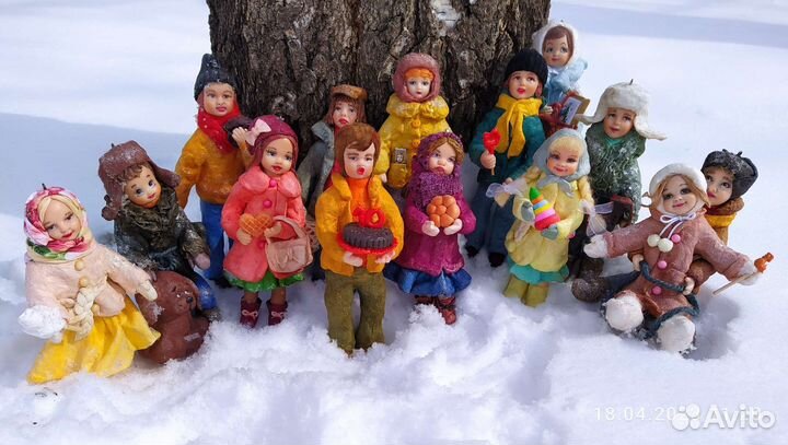 Игрушки из ваты на елку / ватные игрушки