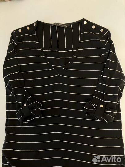 Блузка zara в полоску