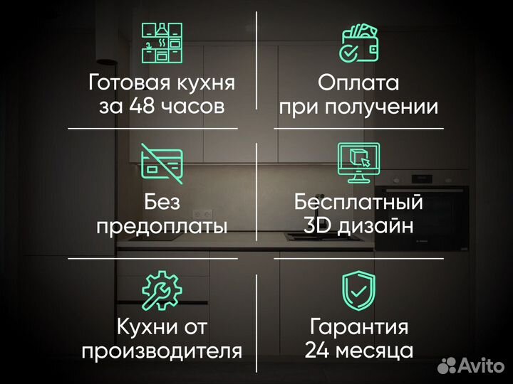 Бюджетная кухня новая