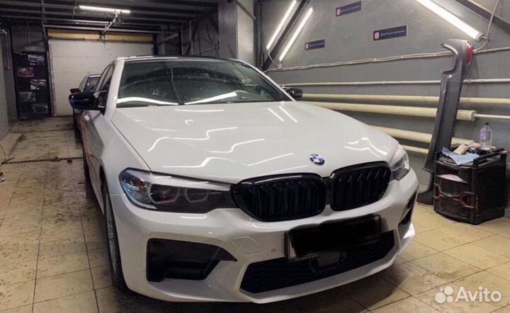 Решетки ноздри бмв G30 дорест стиль рест CS M5