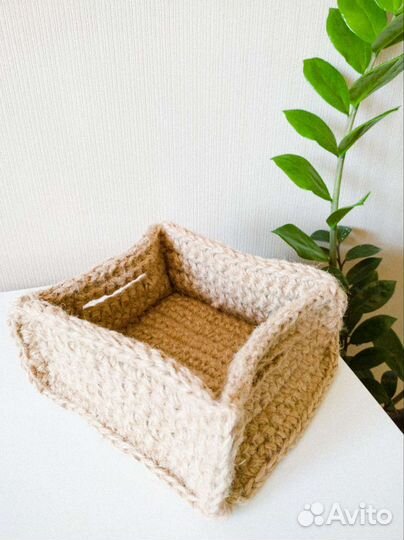 Корзина из джута