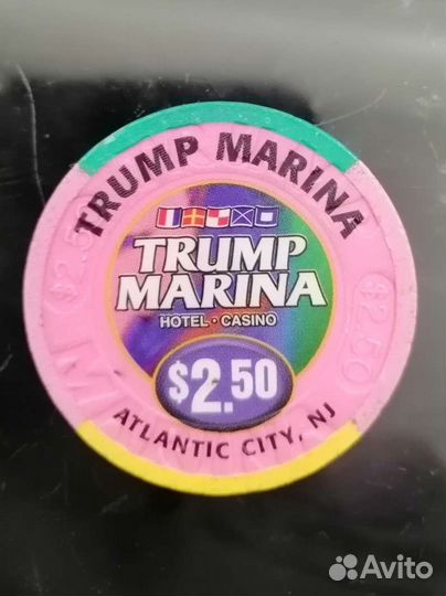 Фишка казино Trump Marina, Alantic City