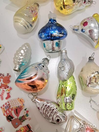 Елочные игрушки СССР цена за все