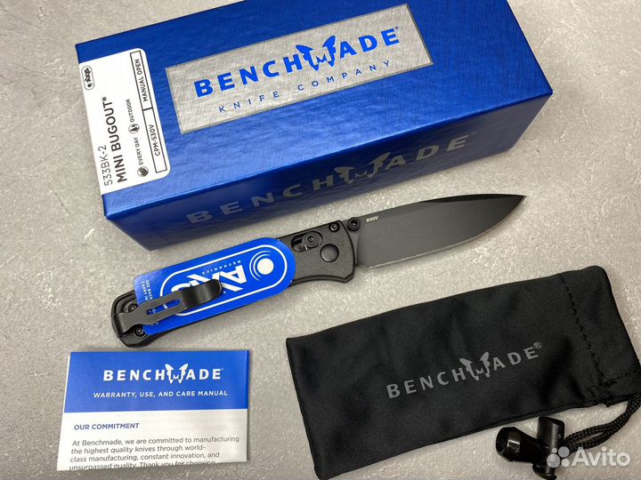 Нож Benchmade 533BK-2 Mini Bugout Оригинал