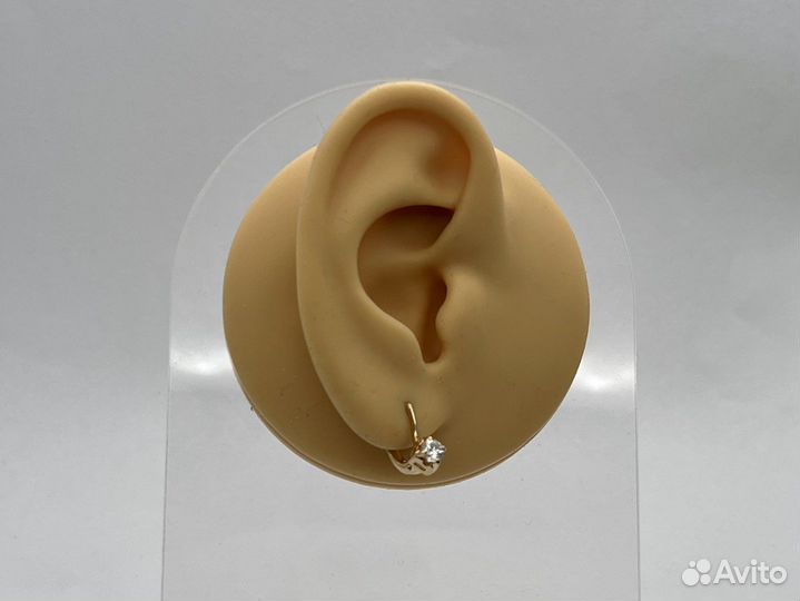 Золотые серьги 585 пробы