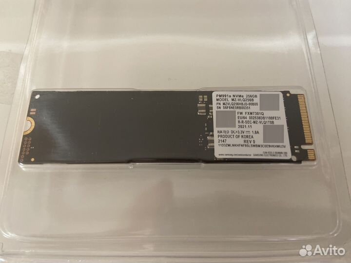 SSD Samsung PM991a MZ-VLQ256B 256GB