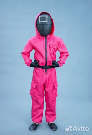 Карнавальный детский костюм Игра в кальмара Прокат