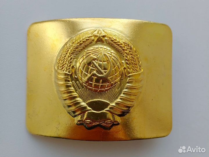 Бляха с гербом СССР для солдатского ремня