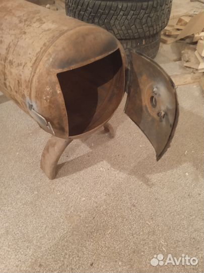 Печь буржуйка для гаража