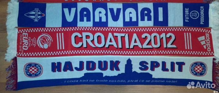 Футбольные шарфы клубов и сборных