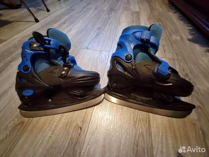 Коньки детские раздвижные 30-33