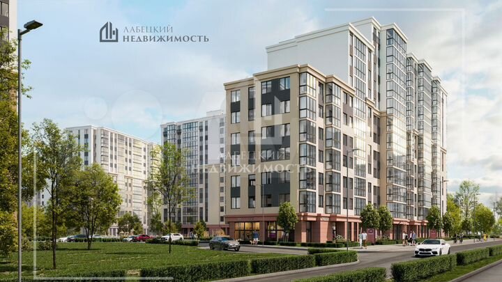 1-к. квартира, 37,4 м², 11/12 эт.