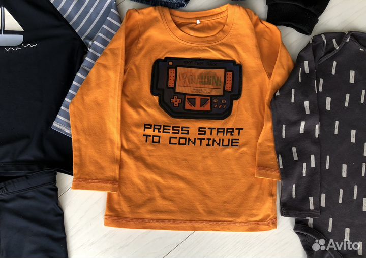 Пакет детских вещей zara next hm