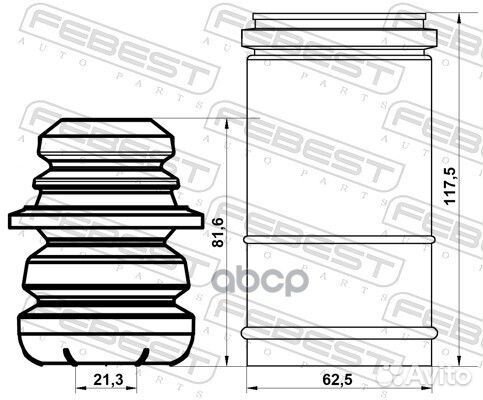 Пыльник переднего амортизатора с отбойником