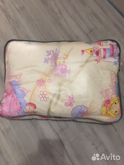 Детское одеяло новое с пододеяльником 110*140