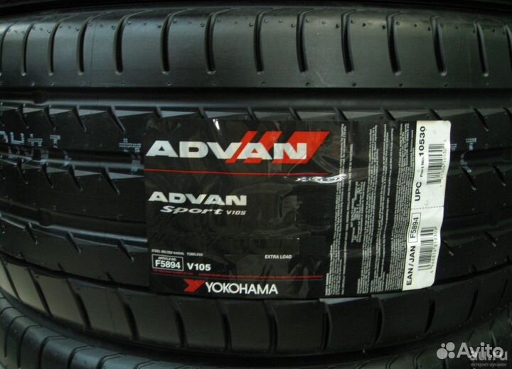 Yokohama Advan Sport V105 245/40 R18 и 265/35 R18 97Y