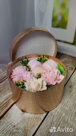 Подарочный бокс/ Мыло ручной работы/ Вес 306 гр