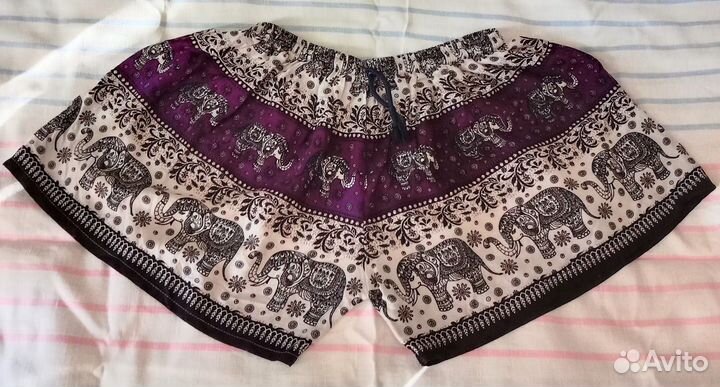 Шорты из Шри-Ланки со слонами